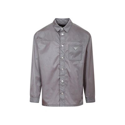 Prada Shirt In Grey