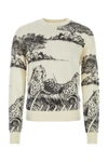 Amiri Graphic-print Wool Jumper In Printed