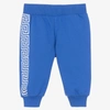 VERSACE BOYS BLUE GRECA JOGGERS