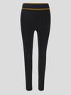 Marni Stretch Viscose Logo Skinny Leggings