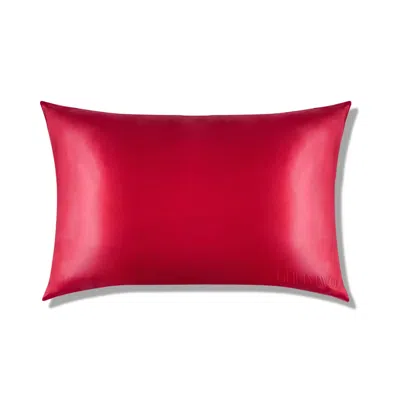 6fiftytwo® Pink / Red Pure Mulberry Silk Pillowcase - Hot Pink