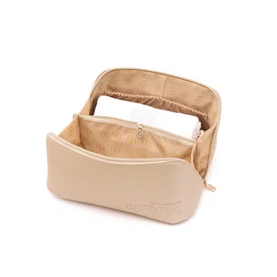 6fiftytwo® Women's Neutrals Champagne Carry-all Bag In White