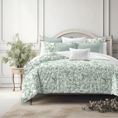 6ix Tailors Fine Linens Tinsley Ivy Cotton Comforter Set