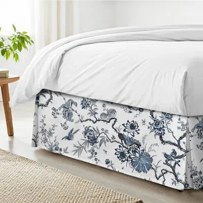6ix Tailors Fine Linens Tree Top Sky Cotton Bedskirt