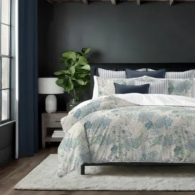 6ix Tailors Fine Linens Under The Sea  Ocean Cotton Coverlet Set