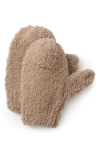 7 A.m. Enfant Kids'  Fuzzy Knit Mittens In Brown