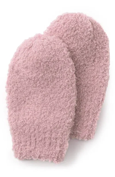 7 A.m. Enfant Kids'  Fuzzy Knit Mittens In Pink