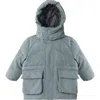 7 A.m. Enfant Kids' Benji Water Repellent Puffer Jacket In Blue