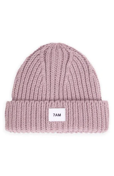 7 A.m. Enfant Kids' Chunky Beanie In Ash Rose