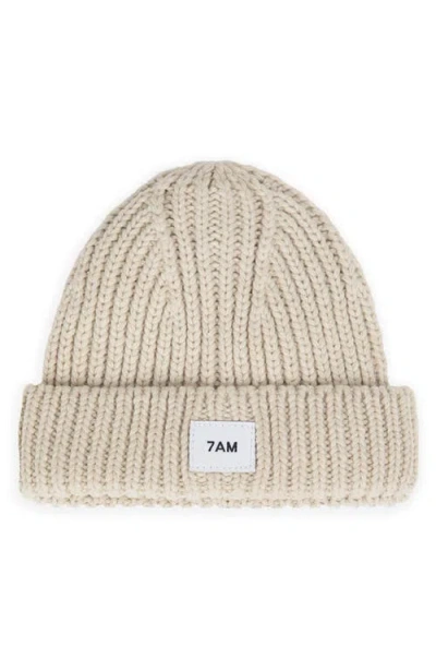 7 A.m. Enfant Kids' Chunky Beanie In Sand