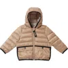 7 A.m. Enfant Kids' Roll Me Packable Puffer Jacket In Neutral