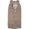 7 A.m. Enfant Nido Teddy Wrap Swaddle In Brown