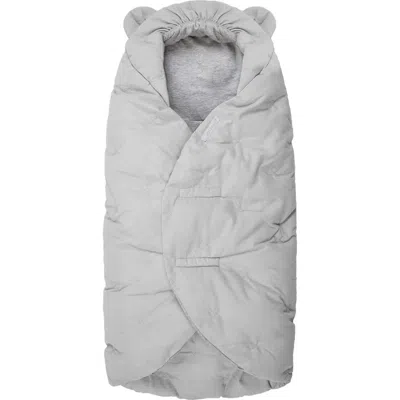 7 A.m. Enfant Nido Teddy Wrap Swaddle In Pearl Grey