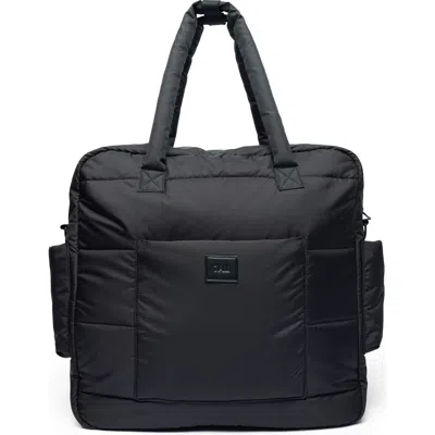 7 A.m. Enfant Kids'  Plaza Diaper Bag In Black