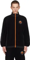 7 Days Active Black Paneled Jacket In 001 Black