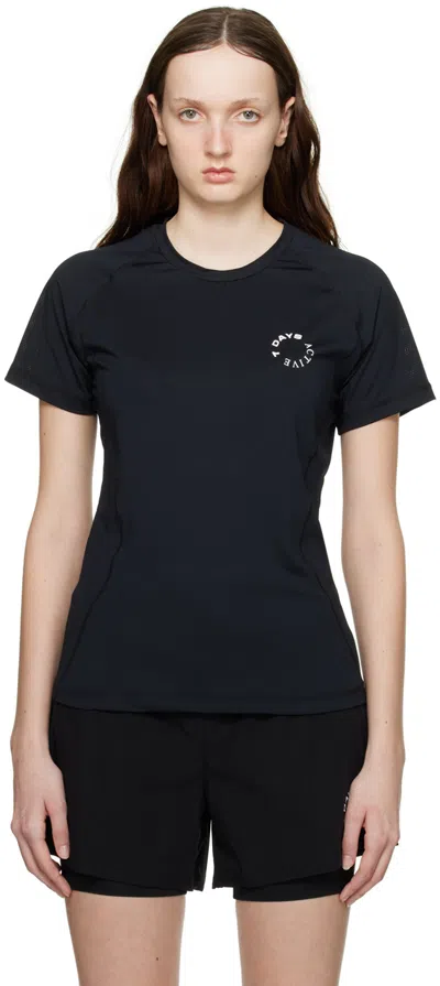 7 Days Active Black Training T-shirt In 001 Black