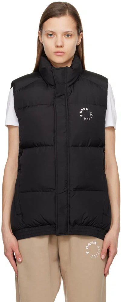 7 Days Active Weekend Down Vest In Black