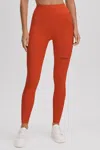 7 Days Active 7 Active High Rise Leggings In Tomato Red