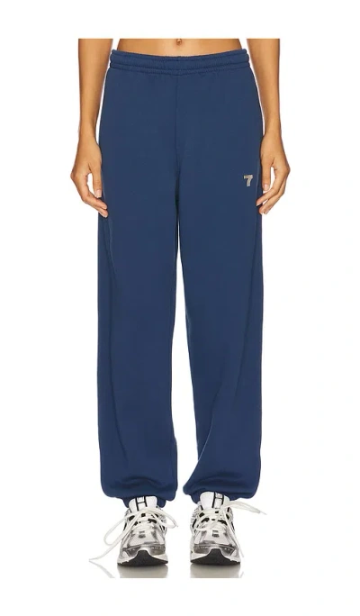 7 Days Active Organic Sweatpant In Navy