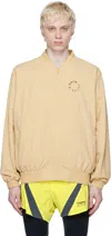 7 Days Active Tan Warm Up Bomber Jacket In 419 Mojave Desert