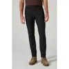 7 Diamonds Baron Straight Leg Stretch Twill 5-pocket Pants In Black