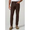 7 Diamonds Baron Straight Leg Stretch Twill 5-pocket Pants In Brown