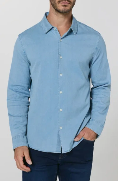7 Diamonds Bozeman Stretch Denim Button-up Shirt In Blue