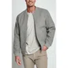 7 Diamonds Braxton Bomber Jacket In Gray
