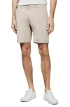 7 Diamonds Catalina 8-inch Flat Front Stretch Shorts In Neutral