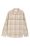 7 Diamonds Cliffside Overshirt In Neutral