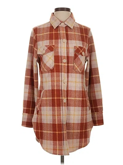 Pre-owned 7 Diamonds Coat In Orange