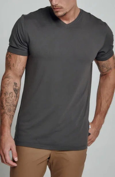 7 Diamonds Core V-neck T-shirt In Gray