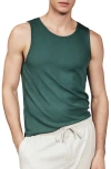 7 Diamonds Cotton & Modal Ribbed Tank In Green