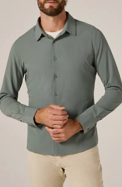 7 Diamonds Drayton Long Sleeve Shirt In Basil
