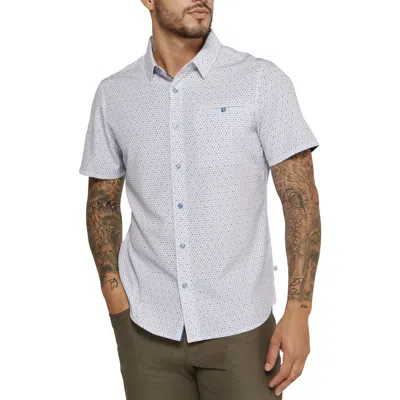 7 Diamonds Ephraim Short Sleeve Performance Button-up Shirt