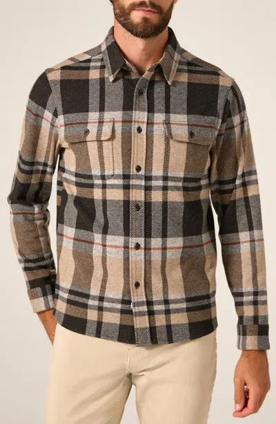 7 Diamonds Generation Long Sleeve Performance Shirt In Tan