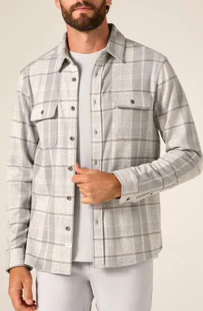7 Diamonds Generation Long Sleeve Plaid Performance Shirt In Sage