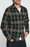 7 Diamonds Generation Plaid Double Knit Button-up Shirt In Multi