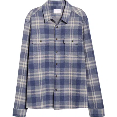 7 Diamonds Generations Plaid Button-up Shirt In Blue