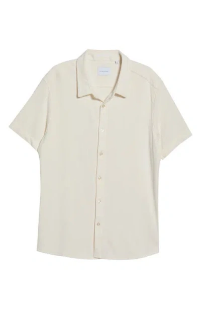 7 Diamonds Napoli Short Sleeve Stretch Shirt In Natural