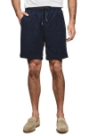 7 Diamonds Ponce Terry Cloth Drawstring Shorts In Blue