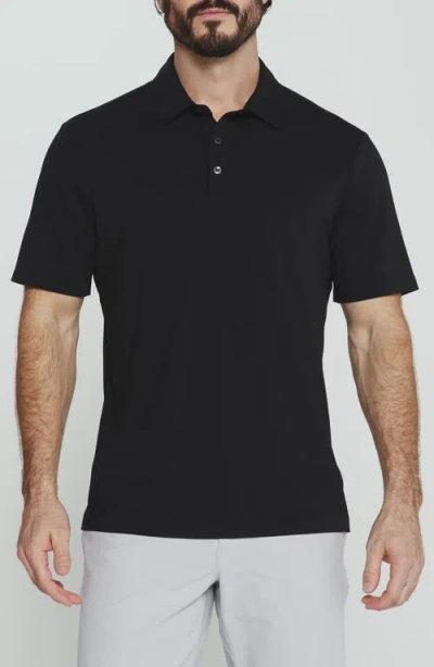 7 Diamonds Reeve Performance Polo In Black