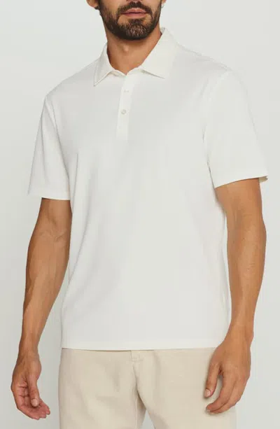7 Diamonds Reeve Performance Polo In White