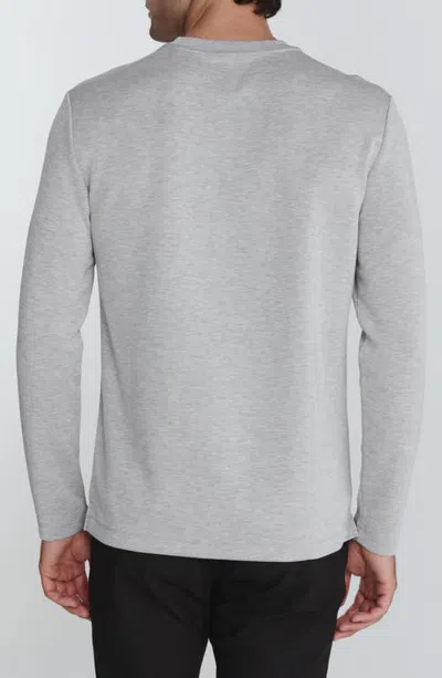 7 Diamonds Rev Performance Long Sleeve T-shirt In Heather Grey