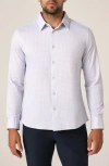 7 Diamonds Upton Wrinkle Resistant Performance Button-up Shirt In White