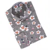 7 DOWNIE ST. FLORAL PRINT SHIRT IN GREY