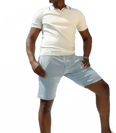 7 Downie St. Johnny Open Polo In White