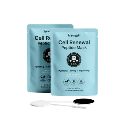 7 E Wellness Cell Renewal Peptide Mask - 2 Count