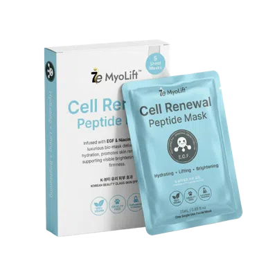 7 E Wellness Cell Renewal Peptide Mask - 5 Count