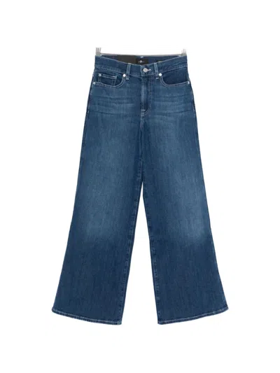 7 For All Man Kind Jeans "lotta" In Blue